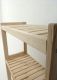 Raft din lemn, 4 rafturi, 133 x 70 x 33 cm