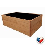 Pat supraînălțat din lemn COMFORT, molid,125 x 78 x 41 cm