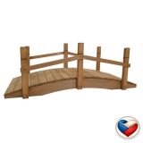 Pod decorativ din lemn pentru grădină, 71x32x27 cm, tratat