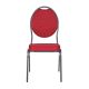 Scaun de congres metalic MONZA- roșu