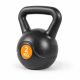 Kettlebell fitness 2 kg, mâner ergonomic, plastic/ciment