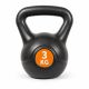 Ganteră kettlebell 3 kg pentru fitness acasă, plastic/ciment