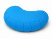 Perna de meditație ergonomic, albastră, formă semilună, hriș