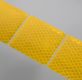 Bandă reflectorizantă autoadezivă 100 x 5 cm, divizată, galb