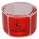 Bandă reflectorizantă autoadezivă 100 x 5 cm, roșu