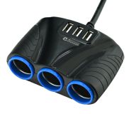 Priza de distribuție 12/24 V cu conector 3 x USB