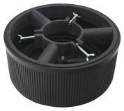 Suport pom de Crăciun, 5 l, gri