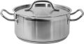 Oală cu capac 24 x 11 cm, 5 l, oțel inoxidabil
