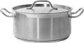 Oală cu capac 28 x 13 cm, 8 l, oțel inoxidabil