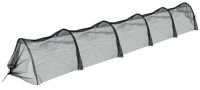 Tunel de protecție a plantelor, negru, 3 m