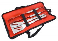 Instrumente de grătar set 3pcs geantă textilă