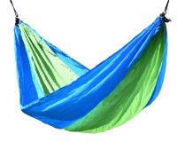 Hamac NYLON 275x137cm verde-albastru