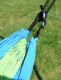 Hamac NYLON 275x137cm verde-albastru