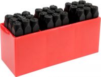 Ștampile cu litere - 8 mm, 27 buc