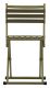 Scaun pliant de camping Nature - 37 x 70 x 33 cm