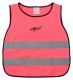 Vestă de avertizare pentru copii S.O.R. - 53 cm, roz
