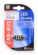 Bec cu 6 LED-uri CAN-BUS cu rezistor - alb, 12V
