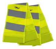 Bandă reflectorizantă cu magneți galben, 2 buc.