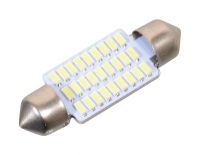 Bec 27 SMD LED 12V, suf. SV8.5 38 mm alb