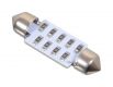 Bec 27 SMD LED 12V, suf. SV8.5 38 mm alb