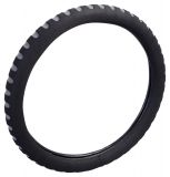 Husă de volan SOFT - gri / negru