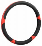 Husă volan GRIP - roșu/negru