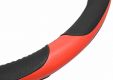 Husă volan GRIP - roșu/negru