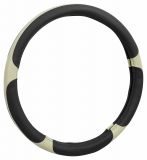 Husă volan GRIP - bej / negru