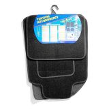 Covoare textile UNI - mărimea 1, set de 4 bucăți