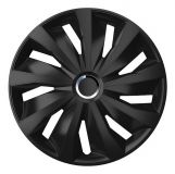 Set capac roți Grip Pro Black 16 "- negru