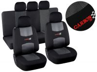 Huse pentru scaune Airbag Dark, set de 9 buc
