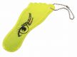 Breloc reflectorizant pentru copii, picior galben, vizibil