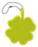 Breloc reflectorizant galben pentru copii și adulți, trifoi