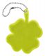 Breloc reflectorizant galben pentru copii și adulți, trifoi