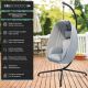 MIADOMODO scaun suspendat de tip hamac, gri, capacitate maxi