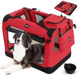 Leopet Cutie de transport pentru câini XL, 81,3 x 58 x 58 cm