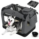 Leopet Cutie de transport pentru câini XXL, 91 x 63 x 63 cm,