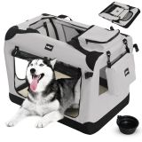 Leopet Cutie de transport pentru câini XXL, 91 x 63 x 63 cm,