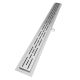 Scurgere liniară duș inox 80 cm, finisaj periat, argintiu