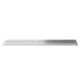 Scurgere liniară duș inox 90 cm, perforații moderne, argint