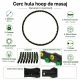 Hula Hoop cerc de masaj pentru exerciții fizice, 96 cm 64 de