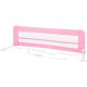 Barieră de protecție pat pentru copii, 150 cm, roz