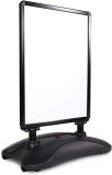 JAGO Stand publicitar, negru, 635 x 1150 x 350 mm