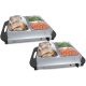 Incalzitor multifunctional pentru bufet,set de 2 buc,150W