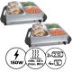Incalzitor multifunctional pentru bufet,set de 2 buc,150W