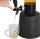 Dozator bere tip turn cu robinet, negru, 3500 ml