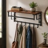 Cuier vintage de perete , 66 x 30 x 32 cm