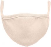 Mască din bumbac dublu strat - roz 2 buc