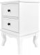 Miadomodo Set de noptiere cu 2 sertare, 2 buc, alb