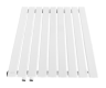 Radiator orizontal, conexiune centrală, 600 x 614 x 52 mm